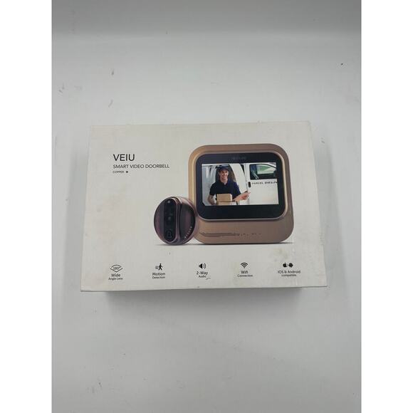 Eques Other - Eques VEIU Smart Video Doorbell, Copper